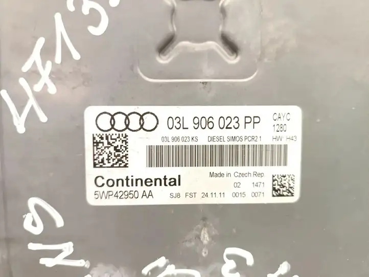 Audi A3/S3 8P (2008 - 2013) 03L906023PP Блок управления двигателем (ЭБУ) — фото 7