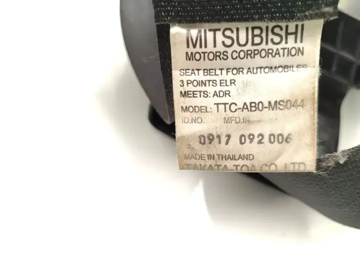 Mitsubishi L200 (2006 - 2014) TTC-AB0-MS044 Задний ремень безопасности — фото 6