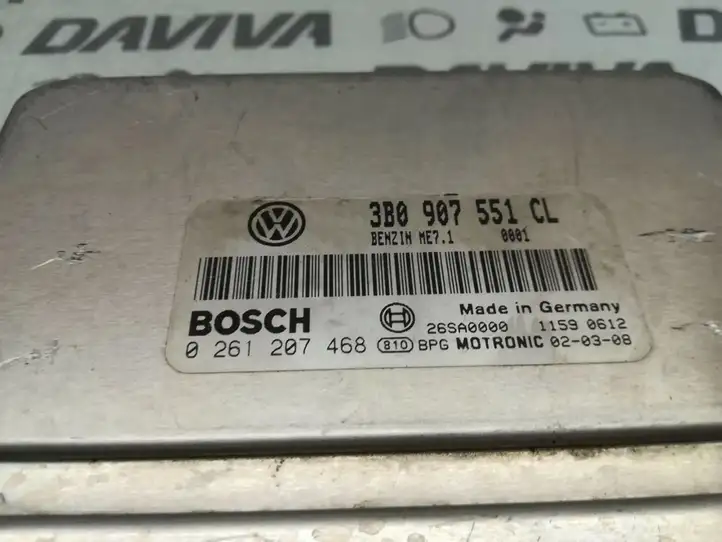 Volkswagen PASSAT B5.5 (2001 - 2005) 3B0907551CL Блок управления двигателем (ЭБУ) — фото 4