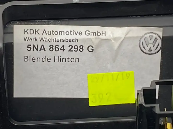 Seat Tarraco (2018 - ) 5NA864298G Задний воздушный дефлектор — фото 7