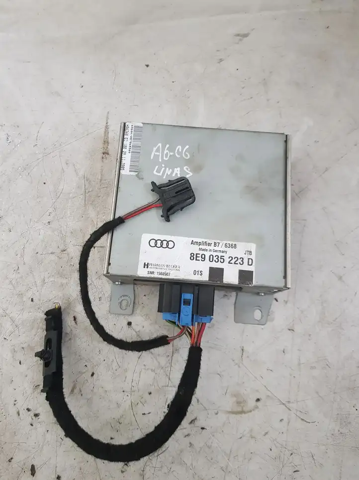 Audi A6 S6 C6 4F (2004 - 2008) 8E9035223D Усилитель звука — фото 1
