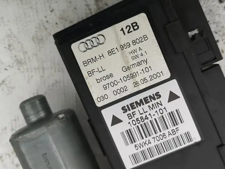 Audi A4 S4 B6 8E 8H (2000 - 2006) 8E0837462C Электростеклоподъемник передний (комплект) — фото 7