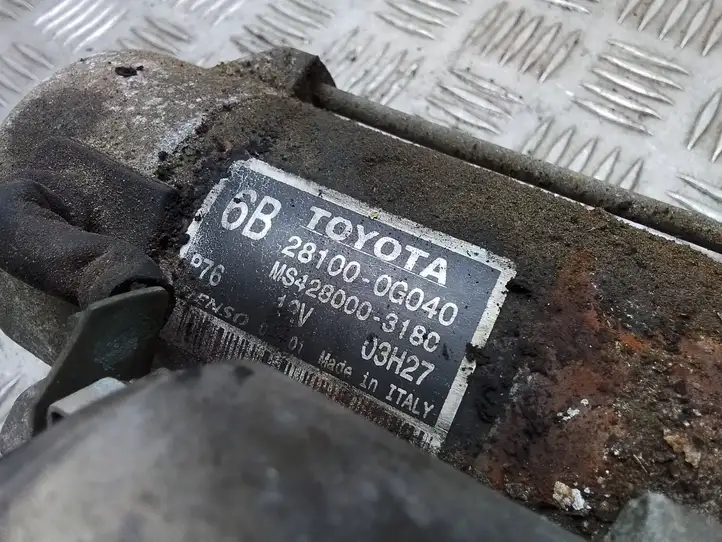 Toyota Avensis T250 (2006 - 2009) 281000G040 Стартер — фото 2