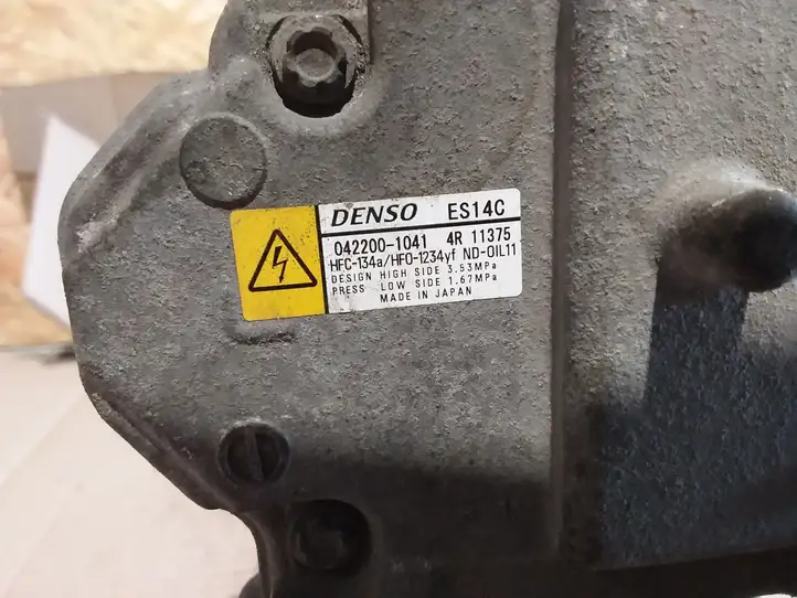 Toyota Yaris (2014 - 2019) 0422001041 Компрессор (насос) кондиционера воздуха — фото 4