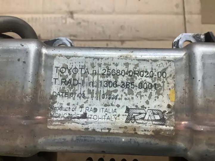 Toyota Avensis T250 (2006 - 2009) 256800R020 Охладитель клапана EGR — фото 4