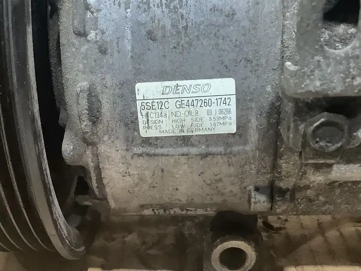 Toyota Avensis T250 (2006 - 2009) 4472601742 Компрессор (насос) кондиционера воздуха — фото 5