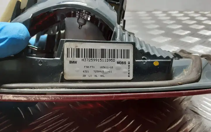 BMW 3 F30 F35 F31 (2012 - 2018) 7259915 Задний фонарь в крышке багажника — фото 5