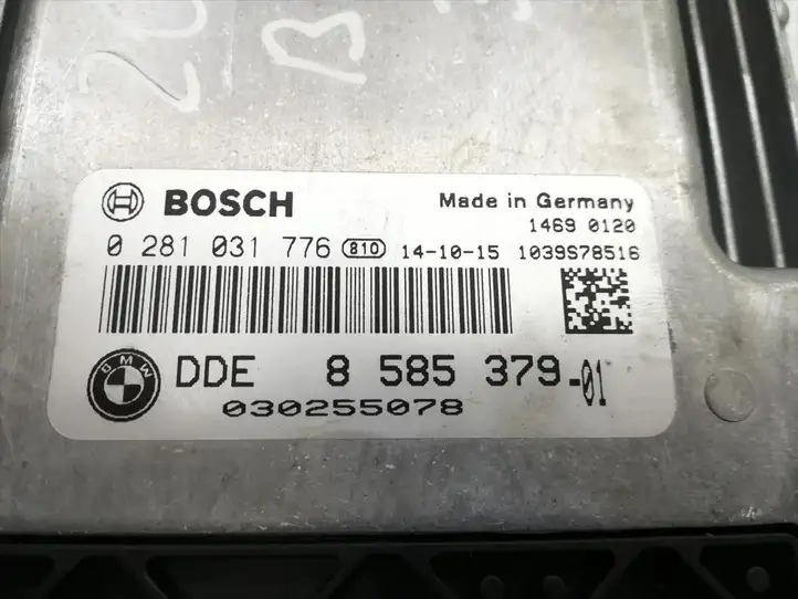 BMW 3 F30 F35 F31 (2012 - 2018) 8585379 Блок управления двигателем (ЭБУ) — фото 5