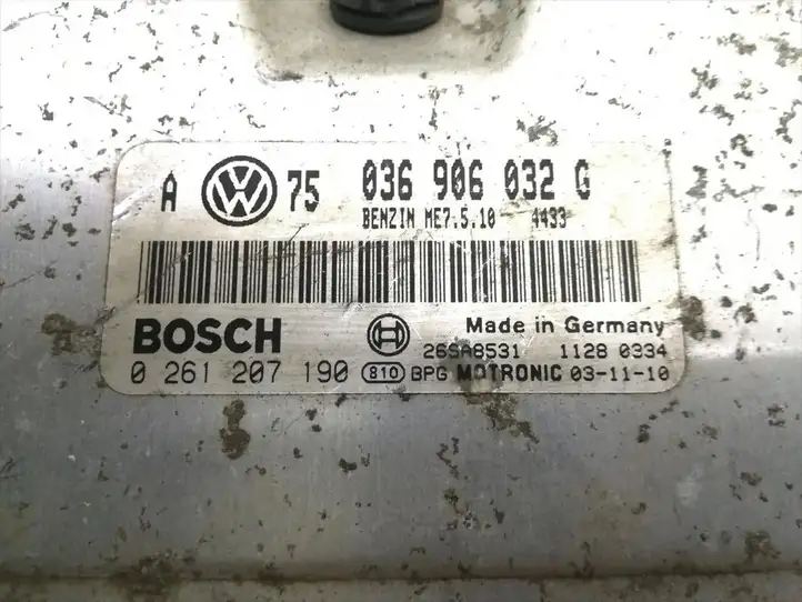 Volkswagen Golf IV (1998 - 2005) 036906032G Блок управления двигателем (ЭБУ) — фото 5