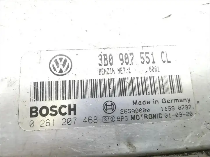 Volkswagen PASSAT B5.5 (2001 - 2005) 3B0907551CL Блок управления двигателем (ЭБУ) — фото 4