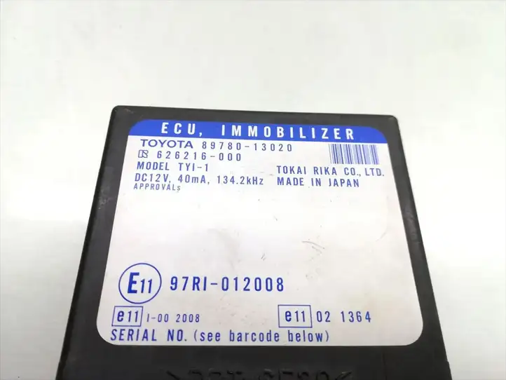 Toyota Corolla Verso E121 (2001 - 2004) 89780-13020 Блок иммобилайзера — фото 5