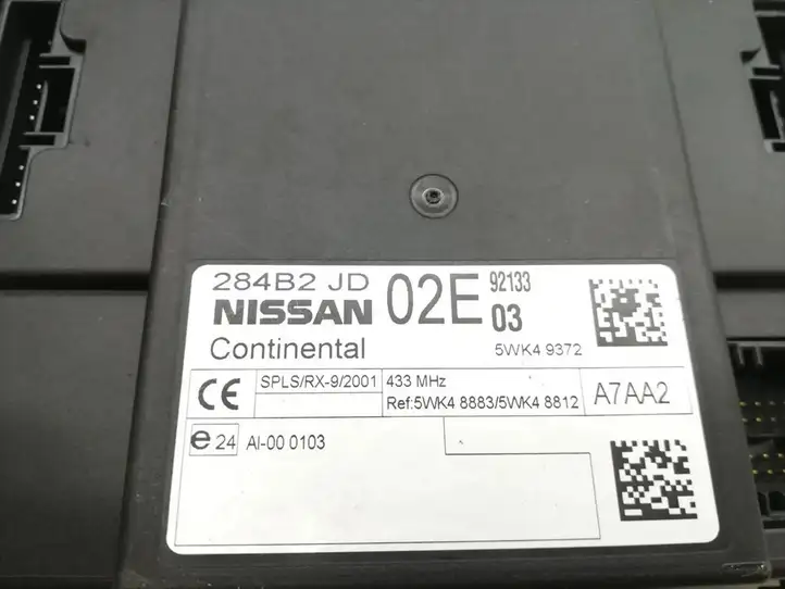 Nissan Qashqai (2006 - 2010) 284B2-JD02E Модуль комфорта — фото 5