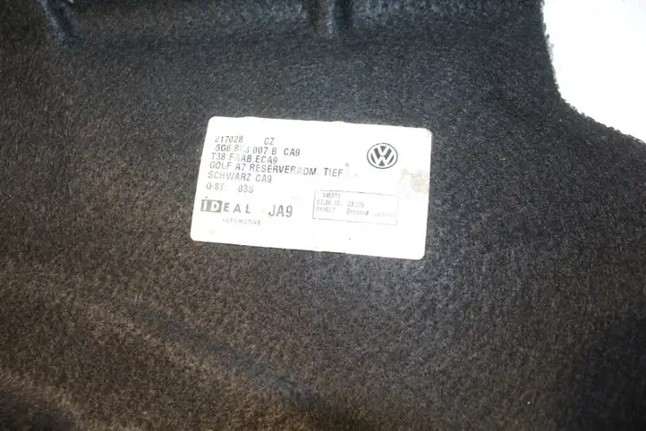 Volkswagen Golf VII (2013 - 2019) 5G6863007B Обшивка ниши запасного колеса — фото 5
