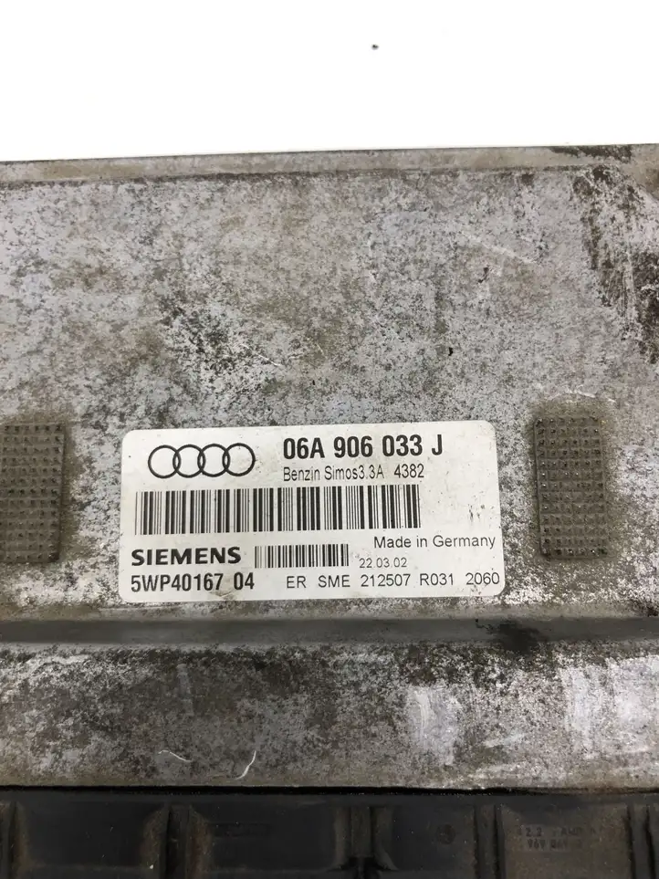 Audi A3/S3 8L (2000 - 2003) 06A906033J Блок управления двигателем (ЭБУ) — фото 5