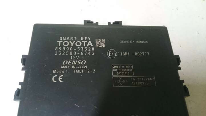 8999053320 Lexus IS III XE30 Beraktės sistemos KESSY (keyless) valdymo blokas/ modulis