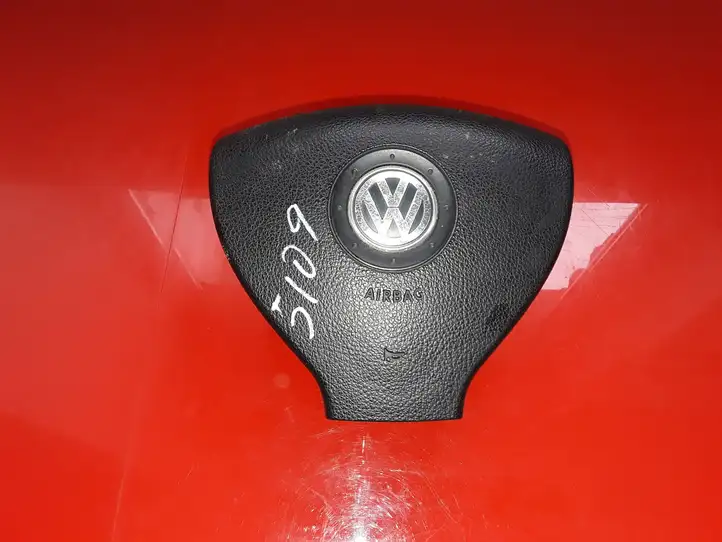 Volkswagen Polo (2005 - 2009) 6Q0880201AC Подушка безопасности руля — фото 1