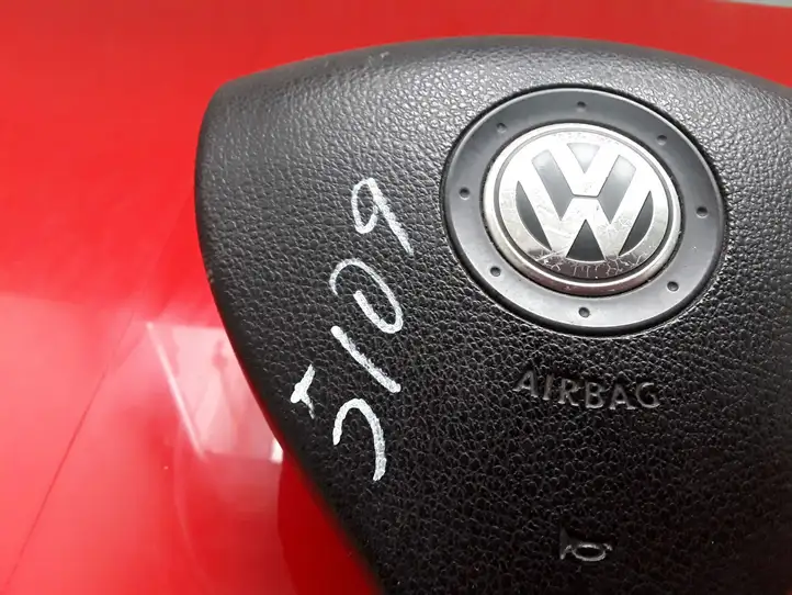 Volkswagen Polo (2005 - 2009) 6Q0880201AC Подушка безопасности руля — фото 3