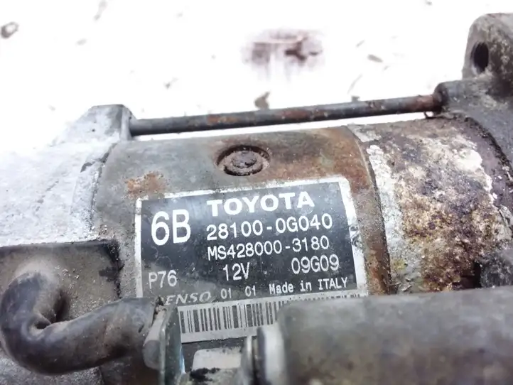 Toyota Avensis T250 (2003 - 2006) 281000G040 Стартер — фото 4