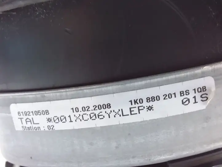 Volkswagen Touran I (2003 - 2010) 1K0880201BS Подушка безопасности руля — фото 4