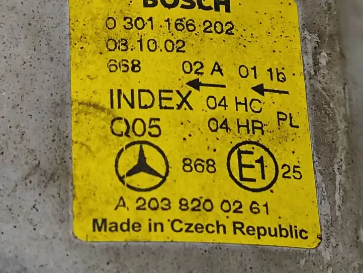 Mercedes-Benz C W203 (2000 - 2007) A2038200261 Передняя фара — фото 2