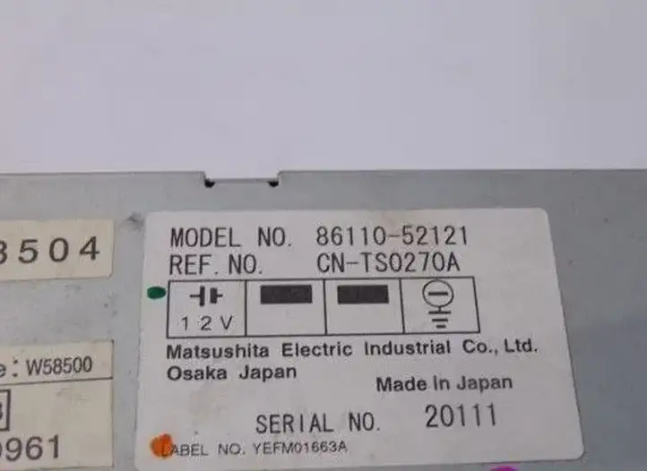 Toyota Yaris Verso (1999 - 2005) 8611152040B0 Включатель (включатели) управления бортового компьютера — фото 4