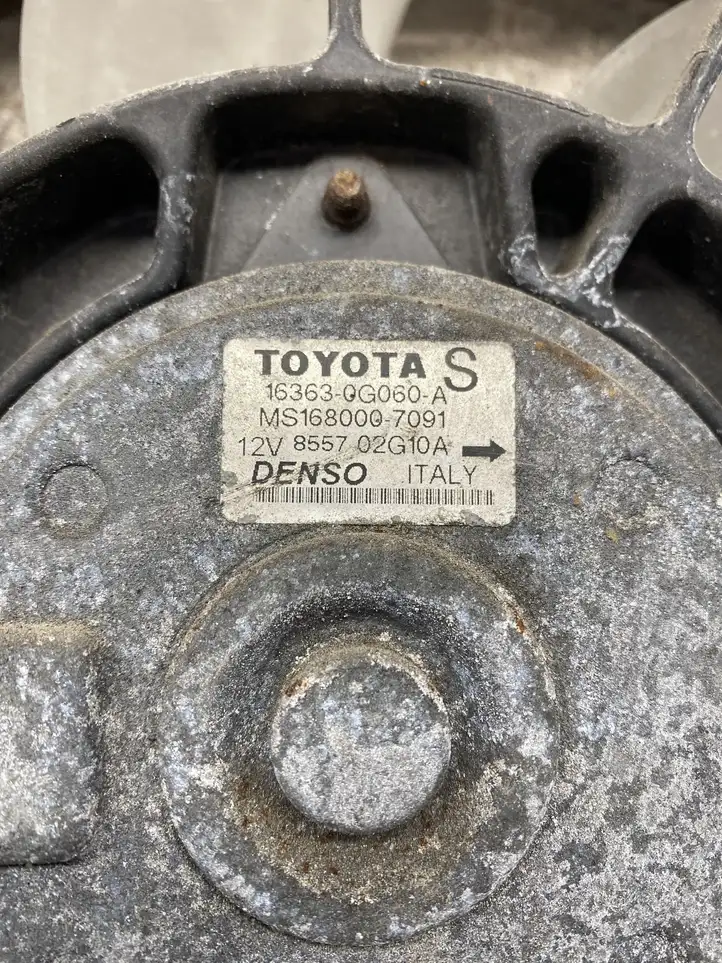 Toyota Avensis T250 (2006 - 2009) 163630G060A Электровентилятор радиатора — фото 2