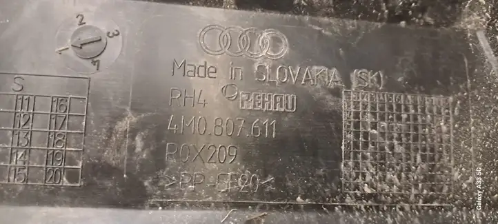 Audi Q7 4M (2015 - ) 4M0807611 Защита переднего бампера снизу — фото 2