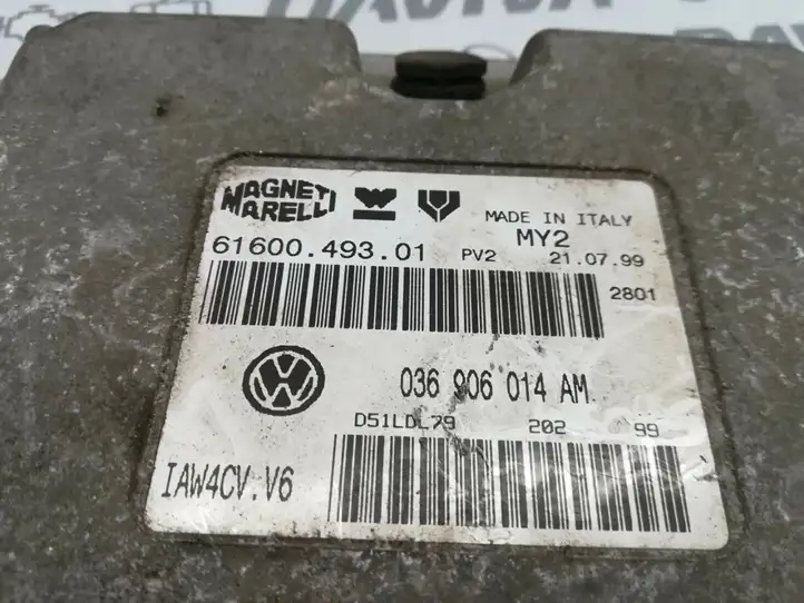 Volkswagen Lupo (1998 - 2005) 036906014AM Блок управления двигателем (ЭБУ) — фото 4