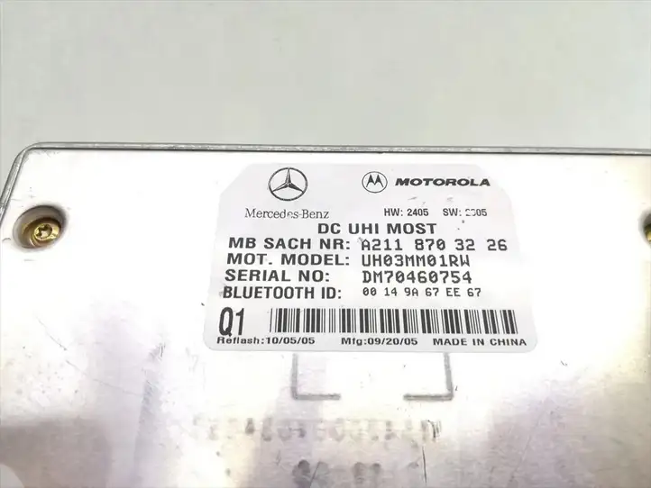 Mercedes-Benz B-class W245 (2005 - 2008) A2118703226 Bluetooth модуль — фото 5