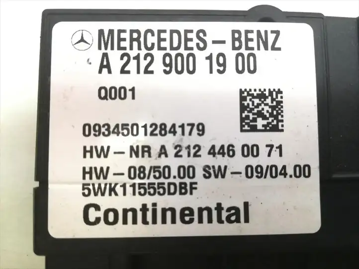 Mercedes-Benz E W212 (2009 - 2016) A2129001900 Блок управления топливным насосом — фото 5