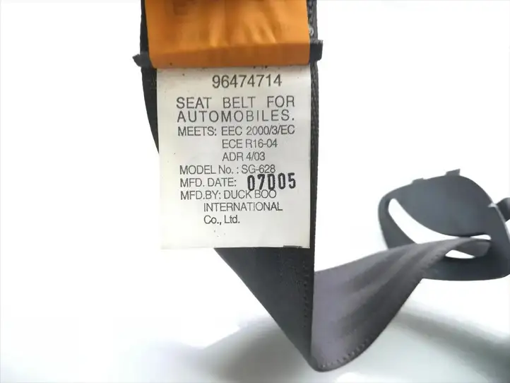 Chevrolet Captiva (2006 - 2011) 96474714 Задний ремень безопасности — фото 5