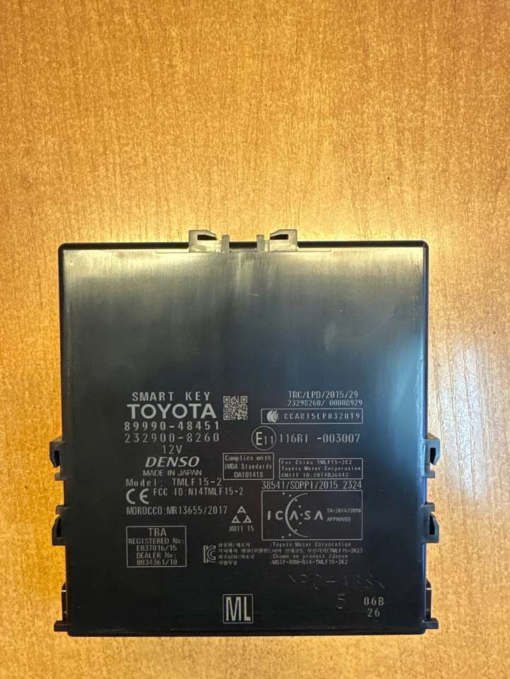 8999048451 Lexus RX 450H Beraktės sistemos KESSY (keyless) valdymo blokas/ modulis