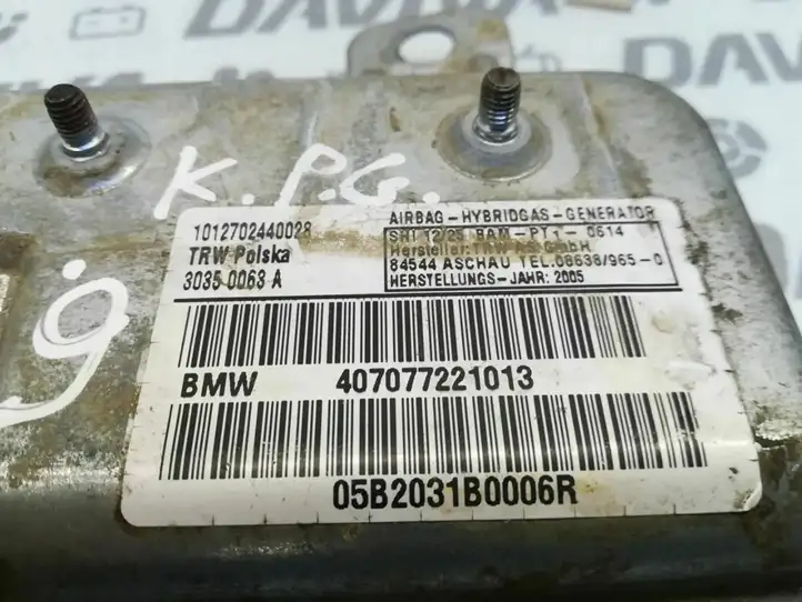 BMW 7 E65 E66 (2001 - 2008) 30350063A Подушка безопасности задней двери — фото 4