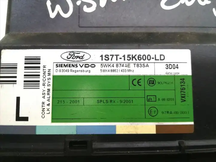 Ford Mondeo Mk III (2000 - 2007) 1S7T-15K600-LD Модуль комфорта — фото 5