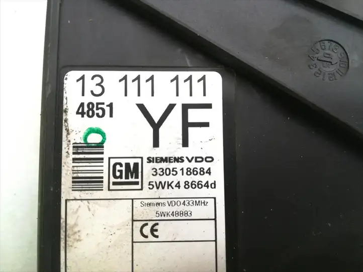 Opel Meriva A (2002 - 2006) 13111111 Модуль комфорта — фото 5
