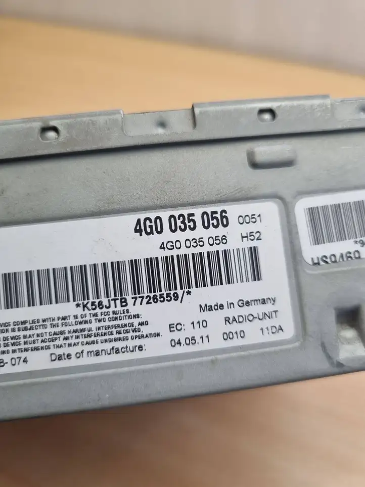Audi A6 S6 C6 4F (2008 - 2011) 4G0035056 Магнитола / мультимедийная система — фото 9