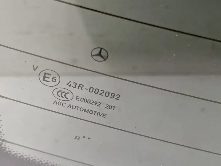 Mercedes-Benz EQE v295 (2022 - ) 43R002092 Заднее стекло — фото 2
