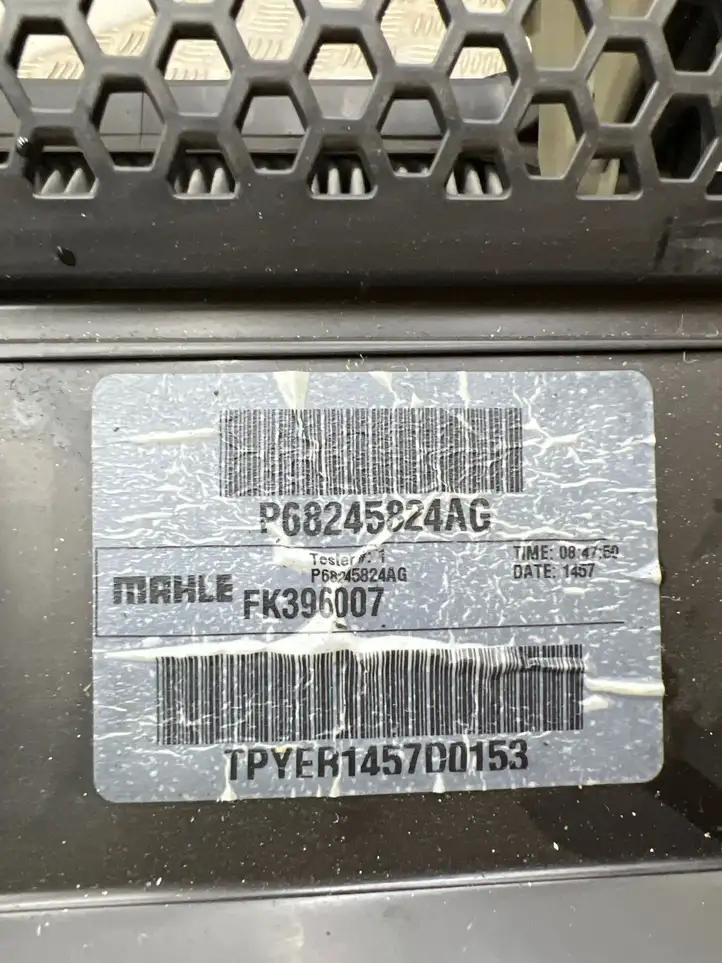 Jeep Grand Cherokee (2010 - 2021) P68245824AG Комплект системы вентиляции салона — фото 7