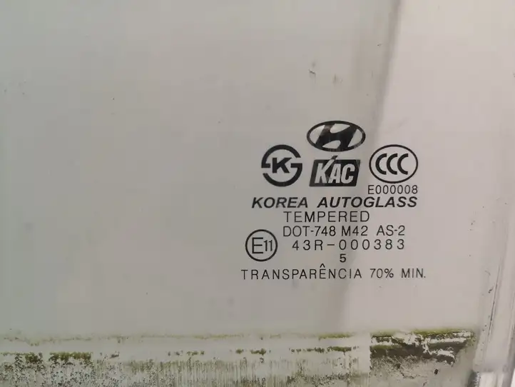 Hyundai Sonata (2003 - 2007) 43R000383 Стекло задней двери — фото 2