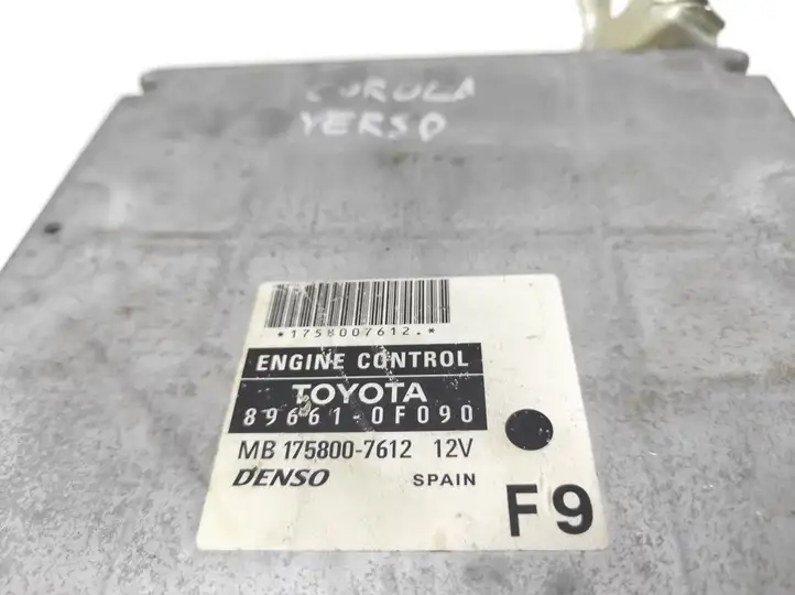 Toyota Corolla Verso AR10 (2004 - 2009) 896610F090 Блок управления двигателем (ЭБУ) — фото 4