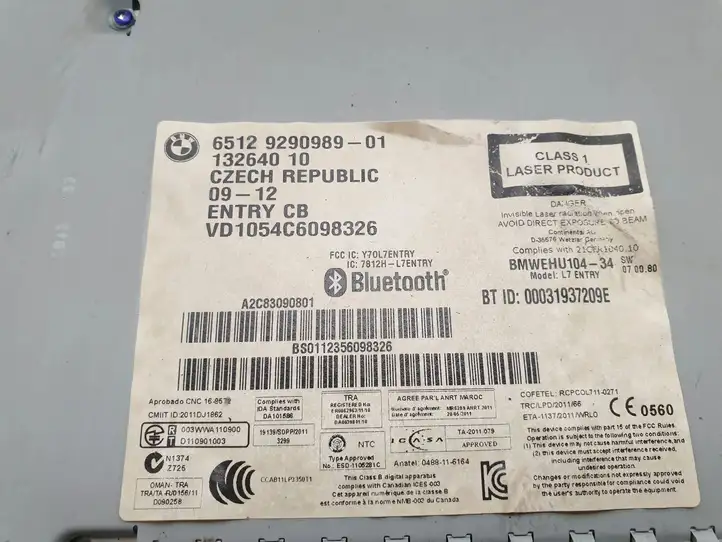 BMW 1 F20 F21 (2011 - 2019) 9290989 Магнитола / мультимедийная система — фото 6