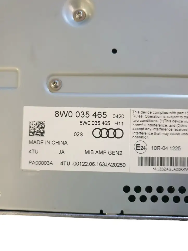 Audi A4 S4 B9 (2015 - 2019) 8W5035297 Комплект аудиосистемы — фото 27