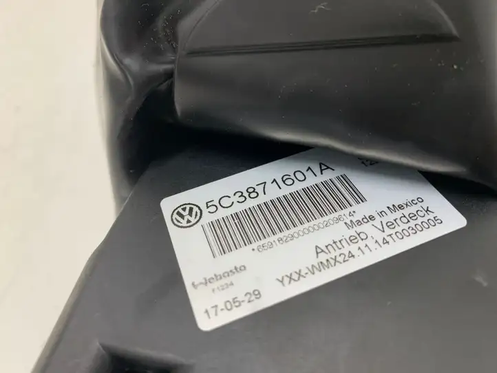 Volkswagen Beetle A5 (2011 - 2018) 5C3871601A Электродвигатель крыши (кабриолет) — фото 5