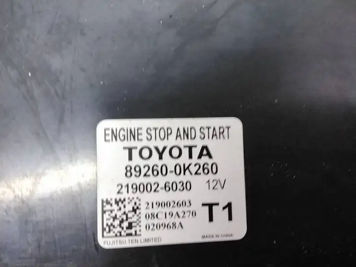 Toyota Hilux (AN120, AN130) (2020 - ) 892600K260 Модуль Start/Stop — фото 4