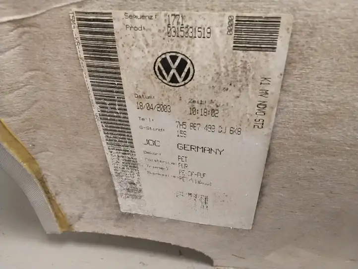 Volkswagen Multivan T5 (2003 - 2015) 7H5867499 Потолочная обшивка — фото 4