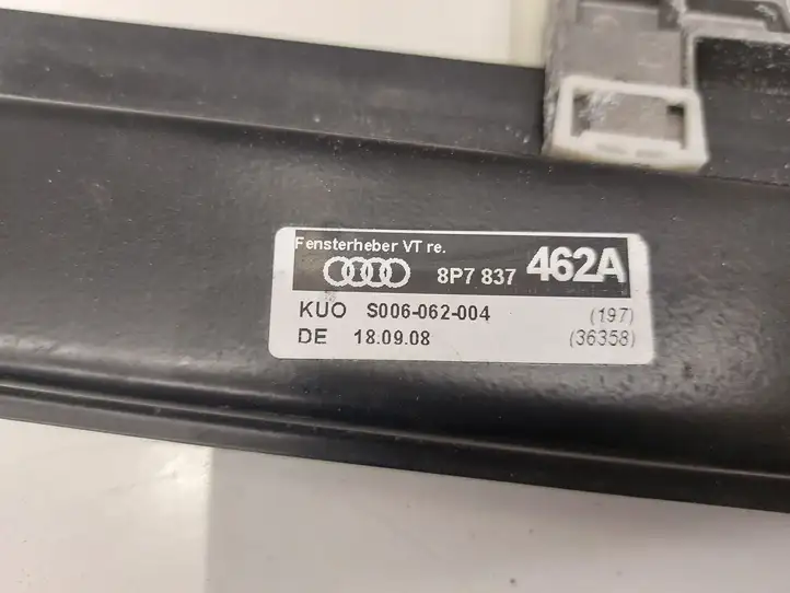 Audi A3/S3 8P (2008 - 2013) 8P7837462A Стеклоподъемник передней двери — фото 6