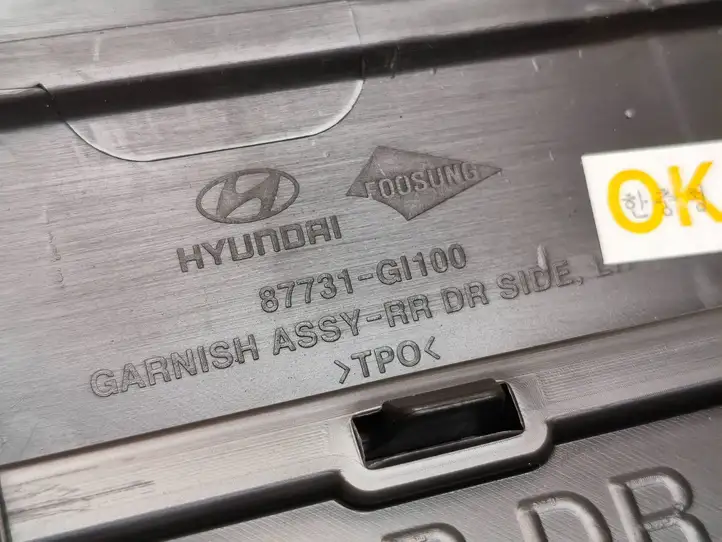 Hyundai Ioniq 5 (2021 - ) 87731GL100 Молдинги задней двери — фото 6