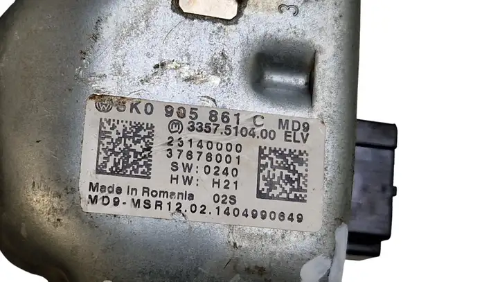 Skoda Superb B6 (3T) (2008 - 2015) 5K0953569AH Контактное кольцо SRS — фото 7