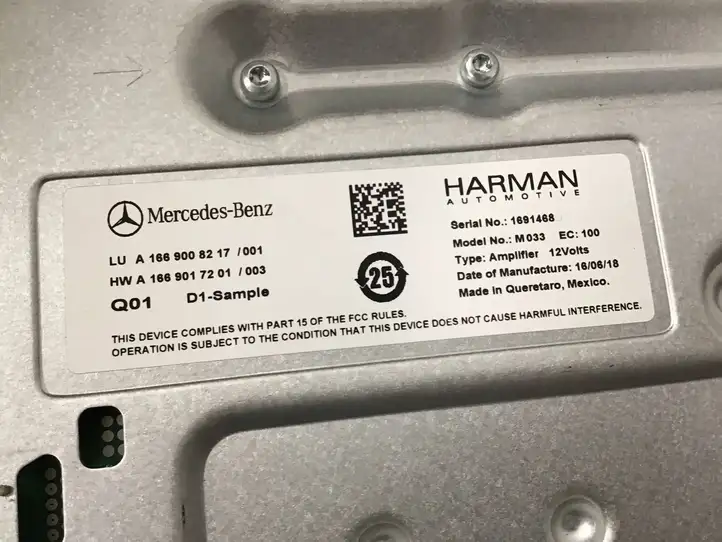 Mercedes-Benz GLS X166 (2015 - 2019) A1669008217 Комплект аудиосистемы — фото 15