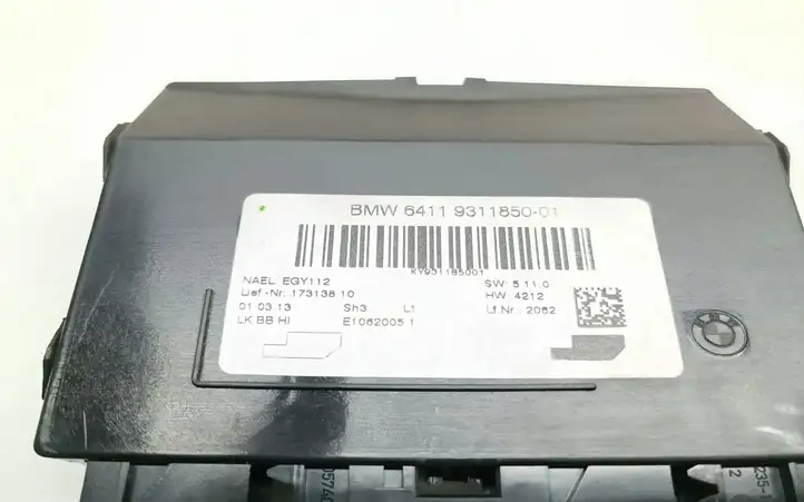 BMW 3 F30 F35 F31 (2012 - 2018) 9311850 Модуль управления кондиционером — фото 3
